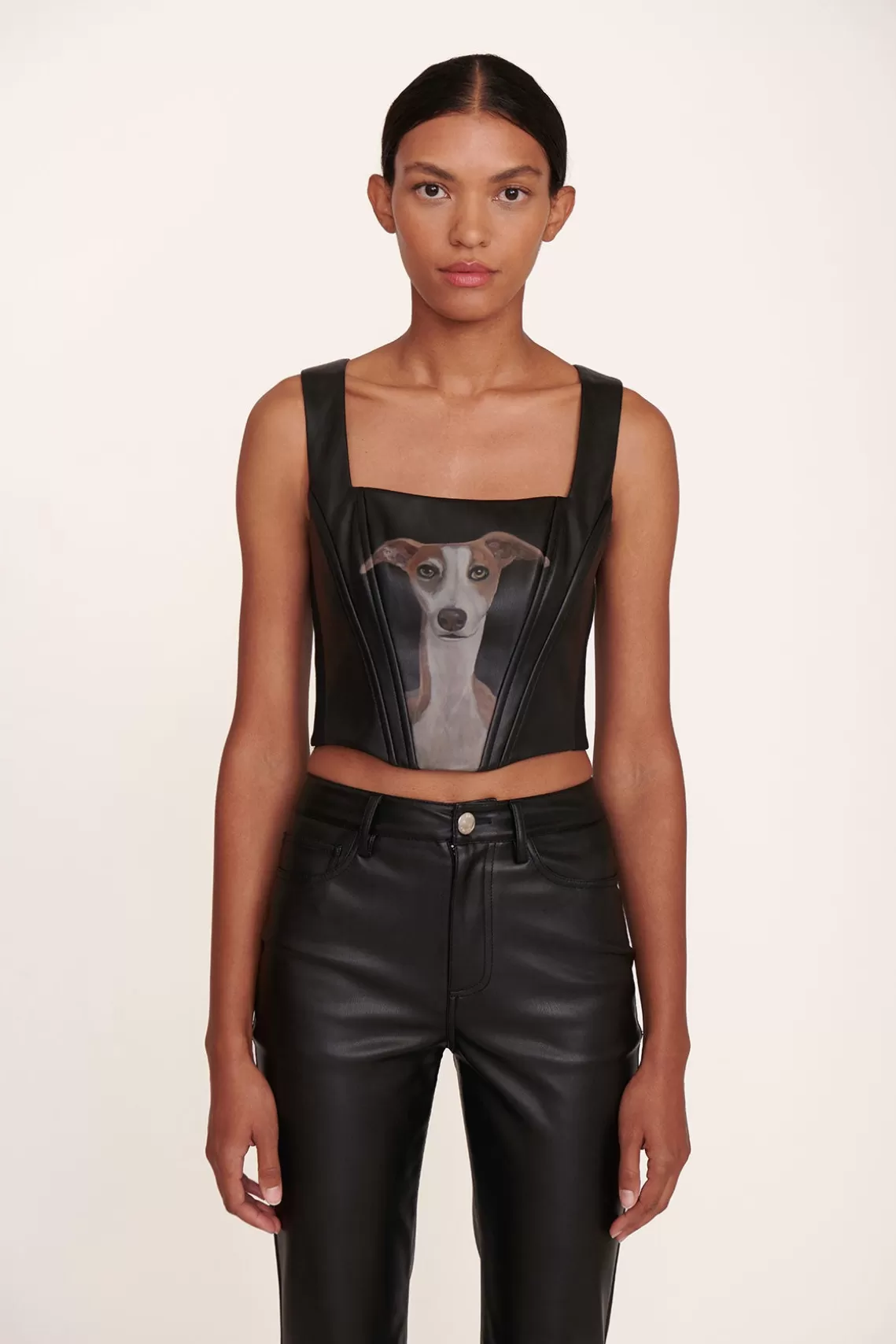 PET STAUD Pet Ready To Wear-CUSTOM ALICE CORSET - BLACK