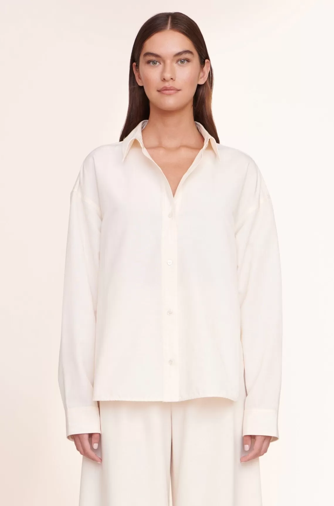 CLOTHING STAUD - LEONORA TOP IVORY