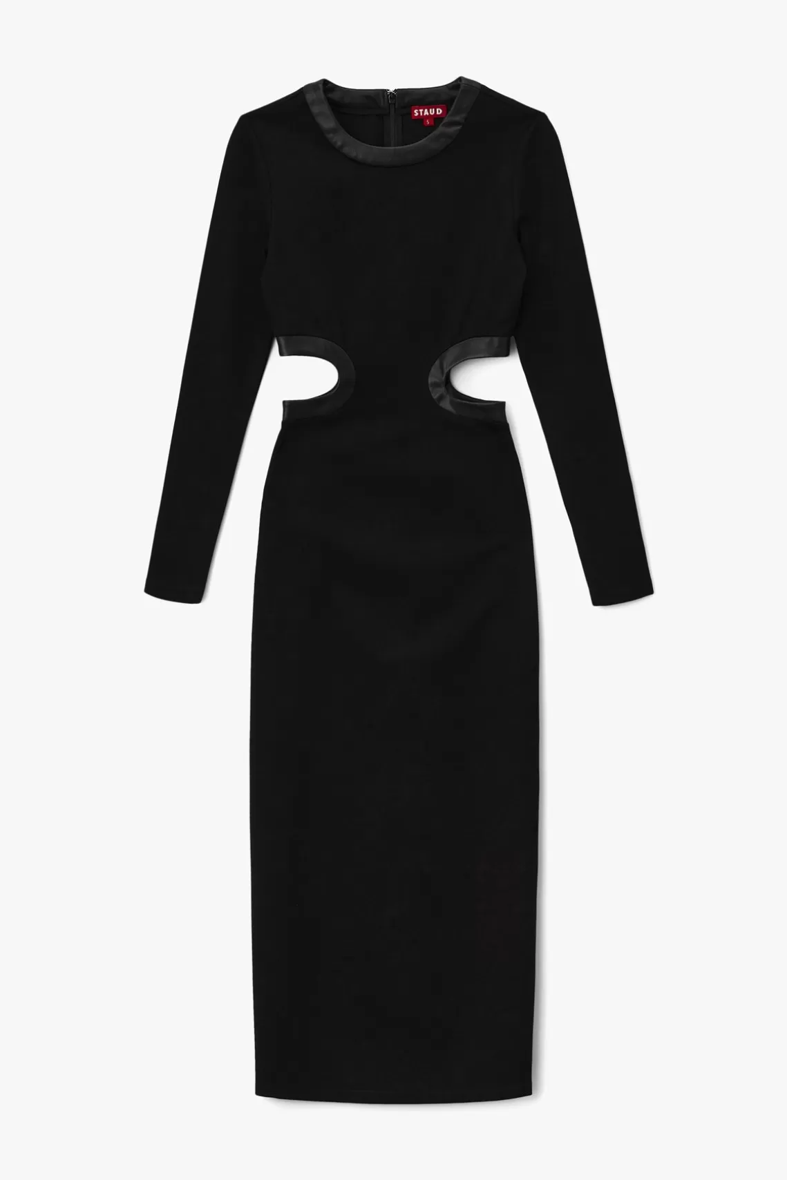 CLOTHING STAUD - LONG SLEEVE DOLCE DRESS BLACK