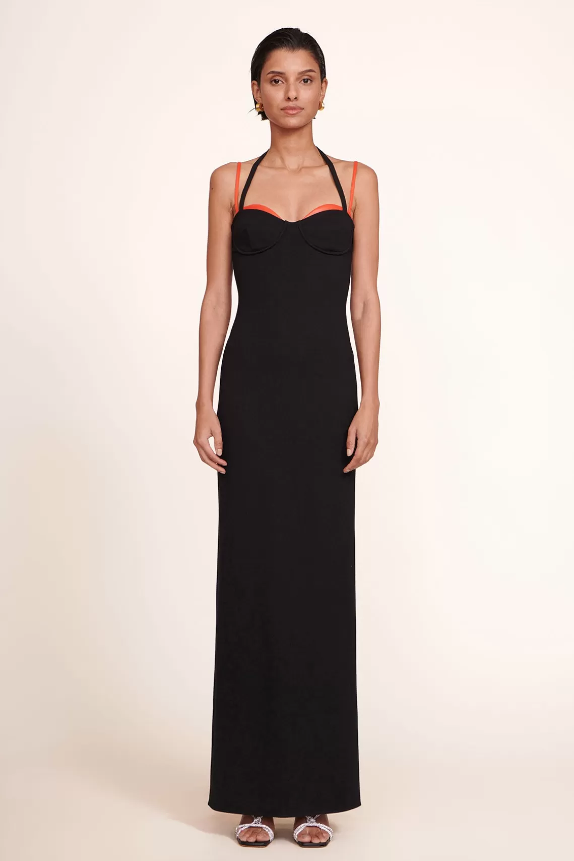 CLOTHING STAUD - MASONITE DRESS BLACK CHERRY