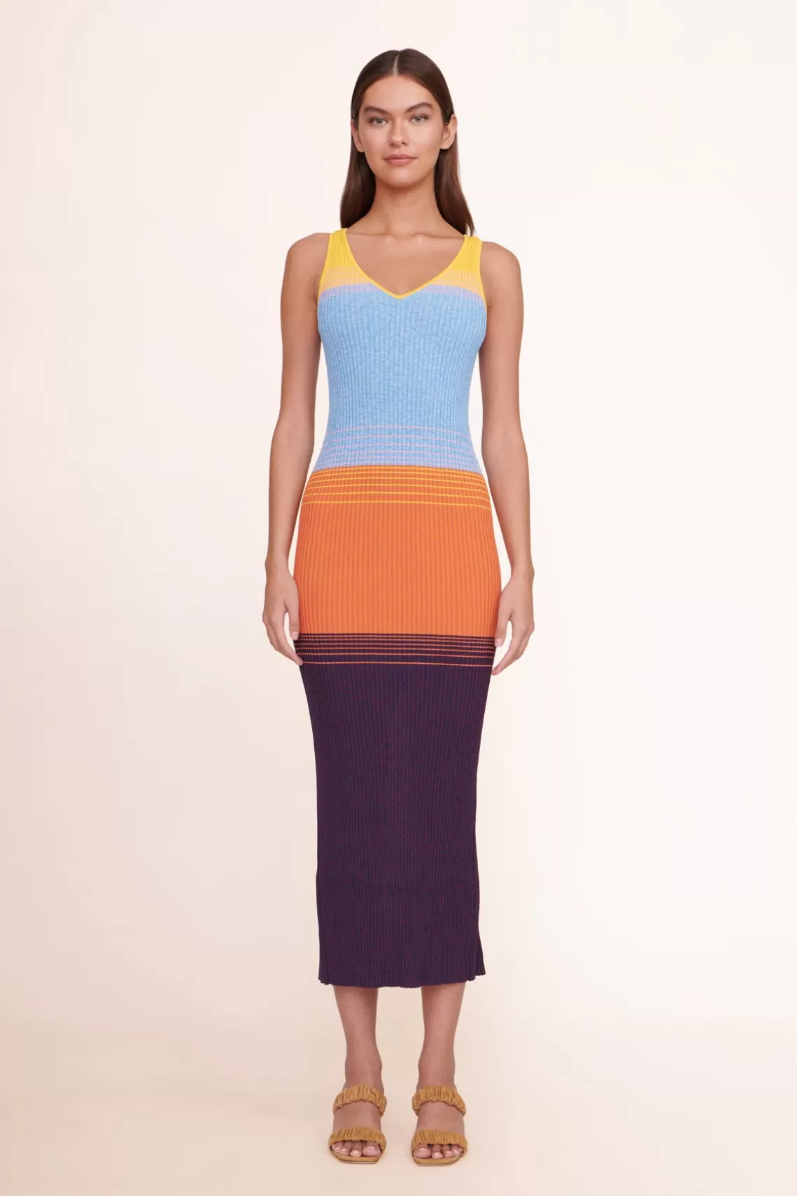CLOTHING STAUD - MAXI DANA DRESS AURA