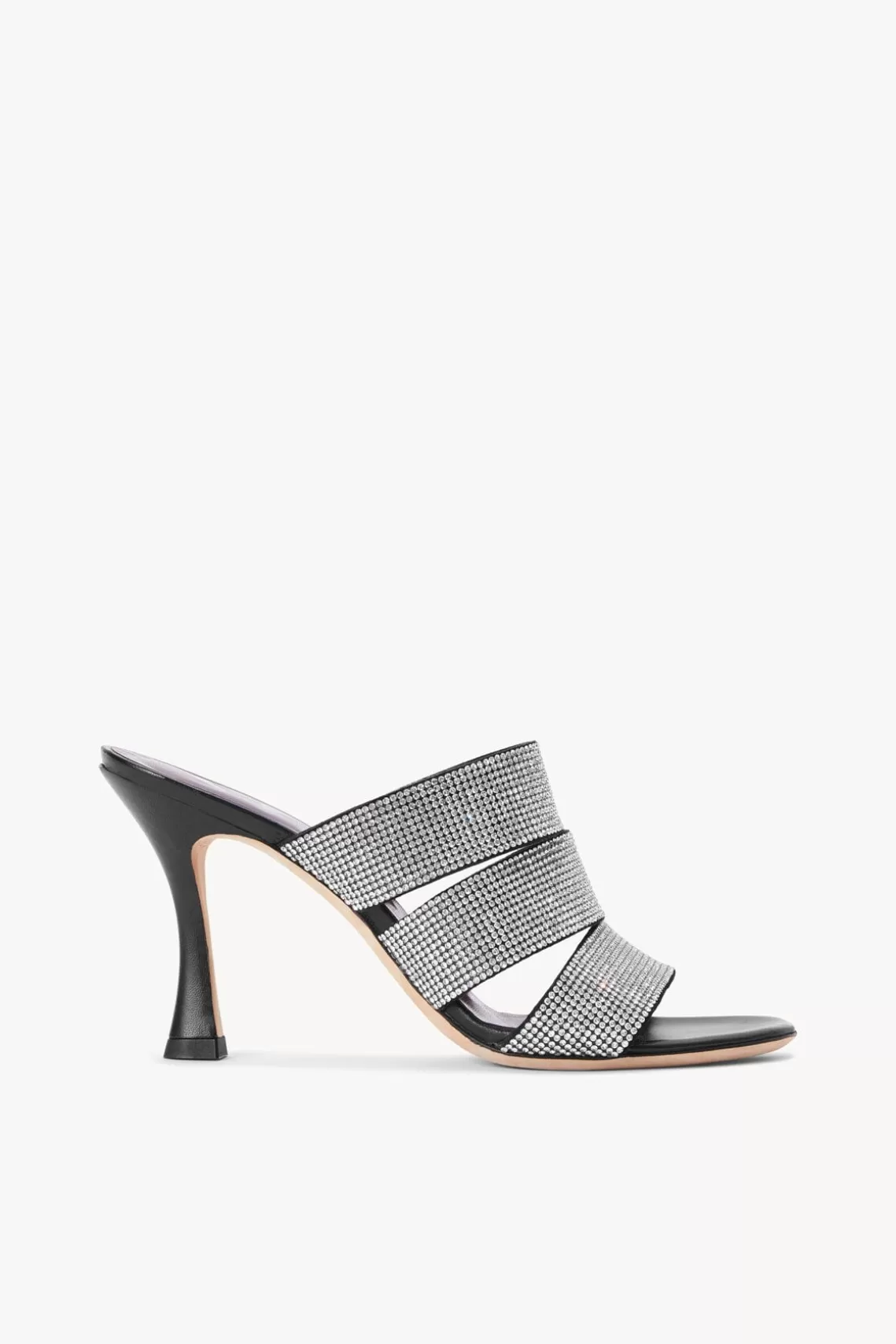 SHOES STAUD - SONNY RHINESTONE SANDAL BLACK BLACK RHINESTONE